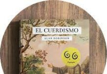 El Cuerdismo – Conversación con Alan Robinson San Francisco de Asís con un emoticon sobre la cara, portada del libro El Cuerdismo de Alan Robinson